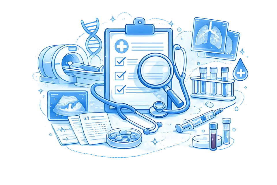 checkup domain illustration